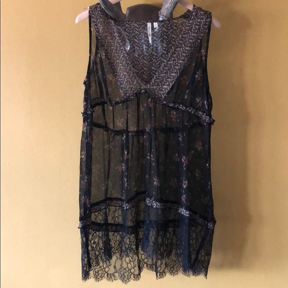 Sheer babydoll dress - Picture 1 of 5